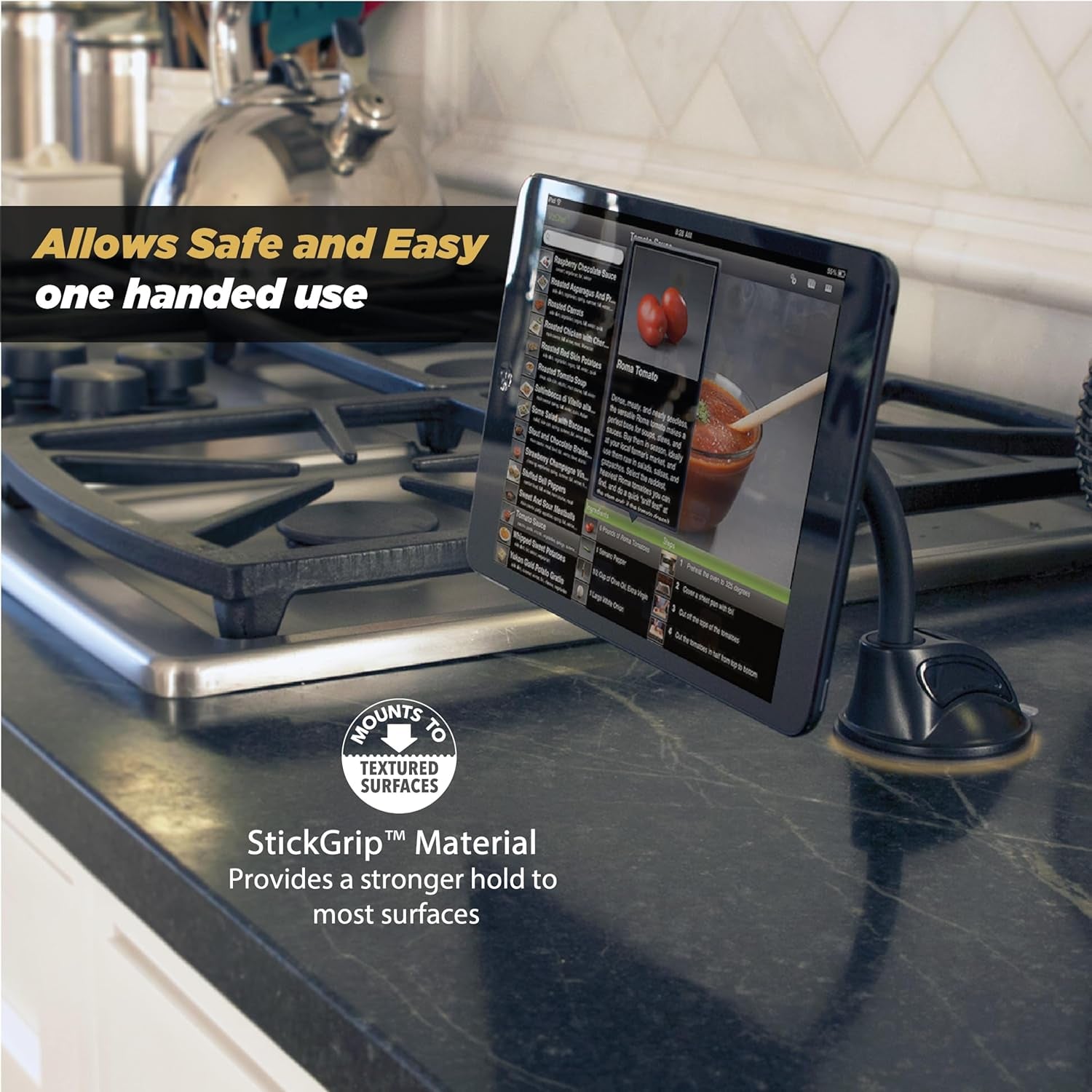 MAGTHD2 Magicmount XL Magnetic Suction Cup Phone Mount for Car, Black